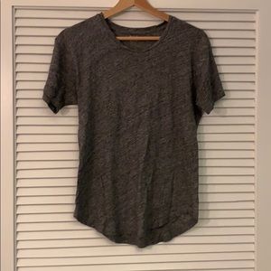 Heather grey crew neck Madewell tee